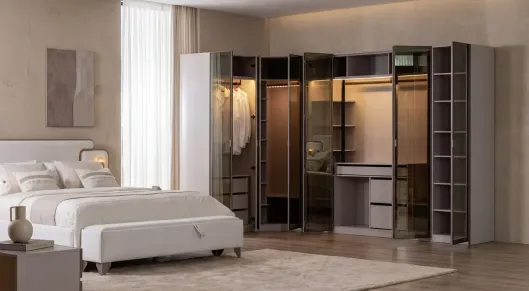 Product img 2, Zerre Köşe Dolaplı Yatak Odası Takımı